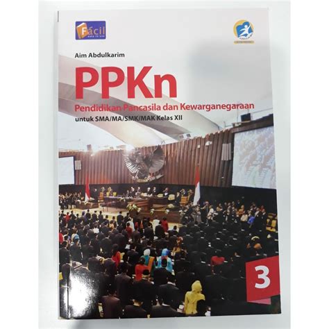 Jual Buku Paket Cetak Pelajaran PPKN Kelas 12 Facil Grafindo Kurikulum