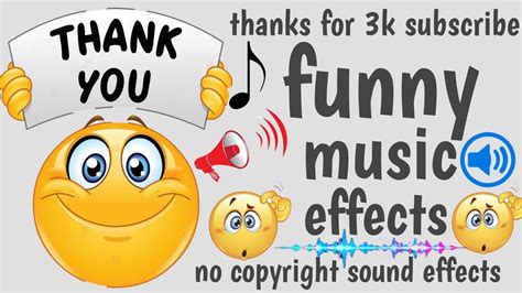 Funny Music Effects No Copyright Sound Effects Free Background Music