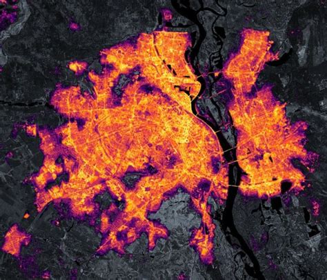 Russia Nasa Satellite Images Show How War Turned Ukraines Lights Out