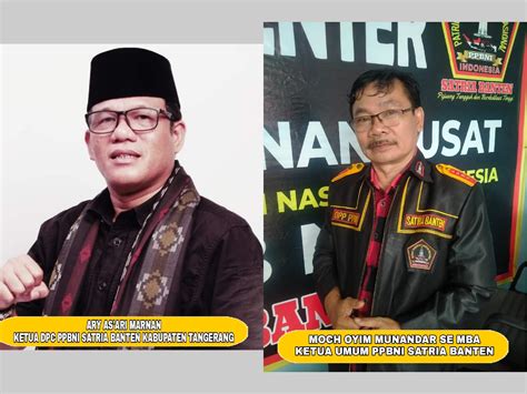 Ucapan Ucapan Hari Jadi Ke 1 Ormas PPBNI Satria Banten Dari Berbagai