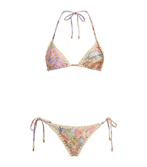 Zimmermann Crochet Cira Bikini Harrods Us