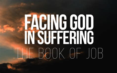 Facing God in Suffering - The Book of Job - Tom French