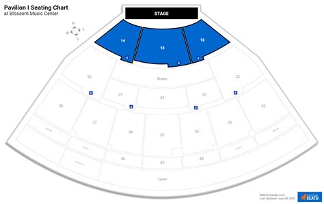 Blossom Music Center Pavilion Seating Chart | Cabinets Matttroy