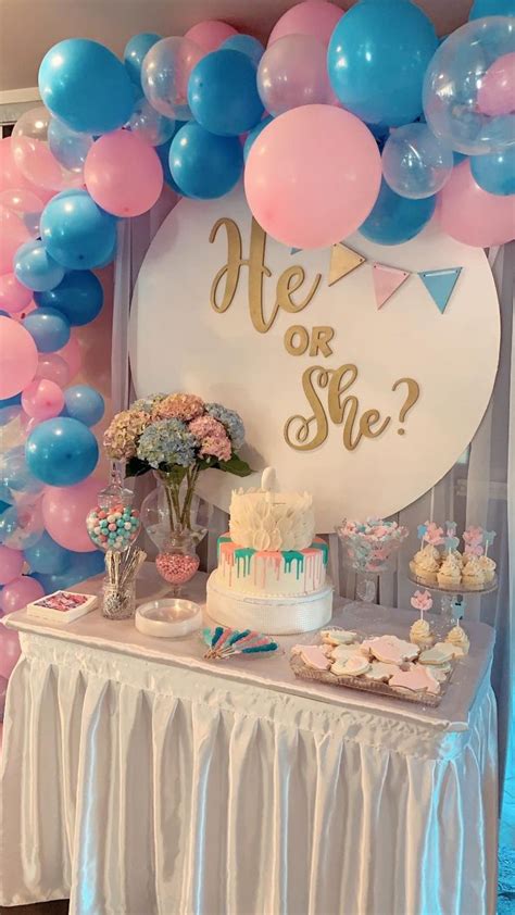 Gender Reveal Party Beyoutiful Blog Gender Reveal Decorations