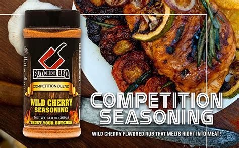 Wild Cherry Flavor Rub Barbecue Seasoning Spice Butcher Bbq