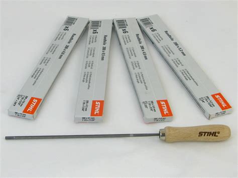 Stihl Rundfeile St Ck Mit Feilenhalter Holz F R S Geketten Von Mm