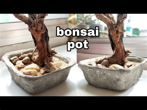 How To Make Bonsai Pot Very Easy Youtube