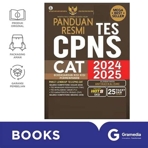 Jual Buku Panduan Resmi Tes Cpns Cat 2024 2025 Di Seller Gramedia