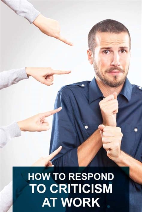 5 Steps To Effectively Responding To Criticism At Work