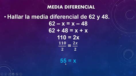 Media Diferencial Y Media Proporcional Youtube