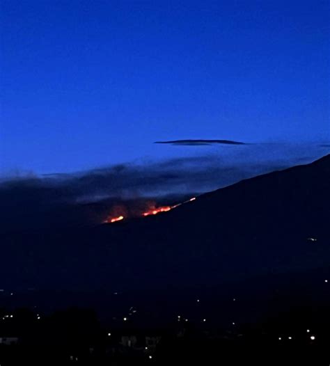 Incendio Nel Biellese Bruciano I Boschi Dell Alta Valle Elvo FOTO