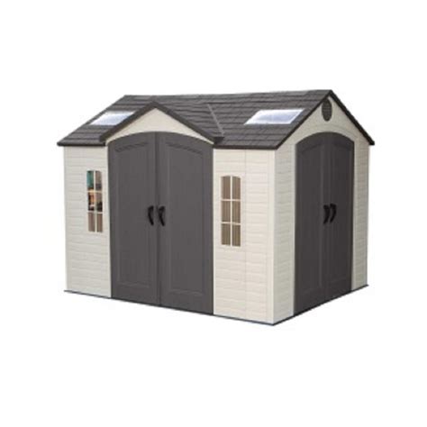 Lifetime 60001 Plastic 10 ft. x 8 ft. Garden Tool Shed | The Shed Guide