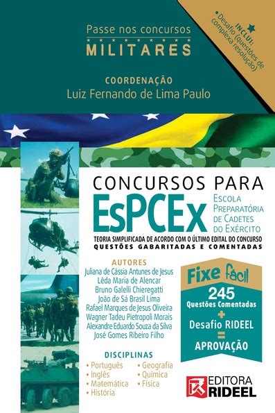 Concursos Para Espcex Escola De Cadetes Do Exército