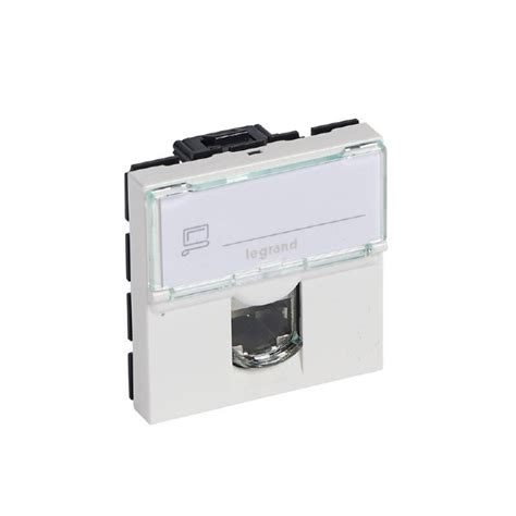 Prise Rj45 Legrand Cat 6 Stp Mosaic 2 Modules