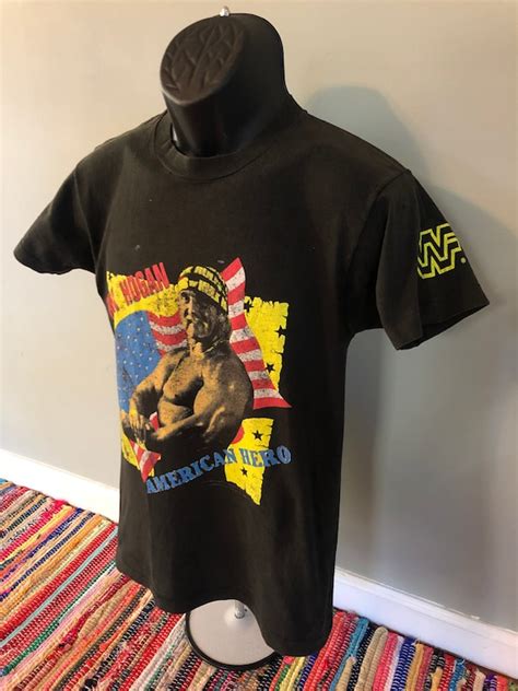 1991 Hulk Hogan American Hero Shirt Vintage Tee 90s W Gem