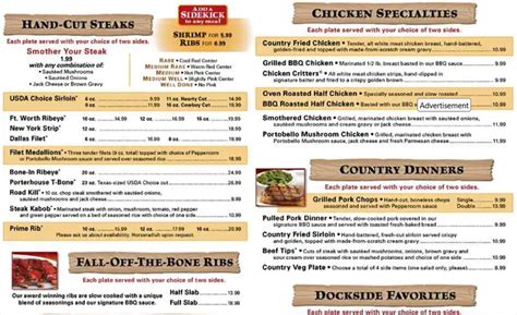 Texas Roadhouse Menu With Prices 2024 Updated Sile Yvonne