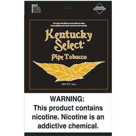 Kentucky Select Pipe Tobacco 16oz Gold Light Asad Wholesale