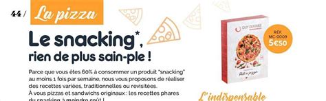 Promo Le Snacking Chez Guy Demarle ICatalogue Fr