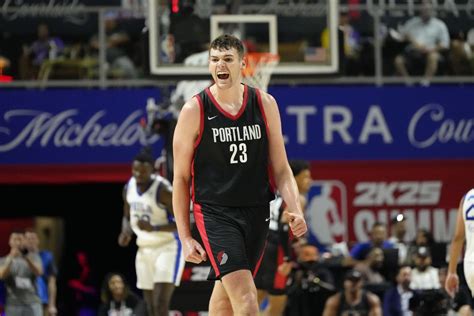 Trail Blazers Donovan Clingan Top For Rookie Of The Year Prediction