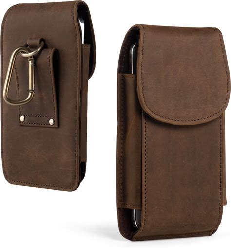 Amazon Hengwin Genuine Leather Flip Phone Holster Fits For Samsung