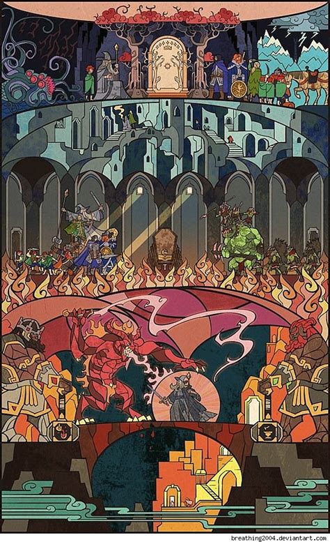 Jian Guo Illuminates Scenes From The Hobbit And Lord Of The Rings Art