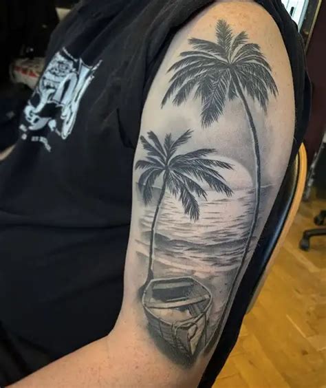 Top 59 Palm Tree And Sunset Tattoo Latest In Cdgdbentre