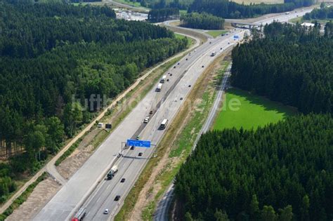 Luftaufnahme Moßbach Ausbau Arbeiten und Baustellen an der