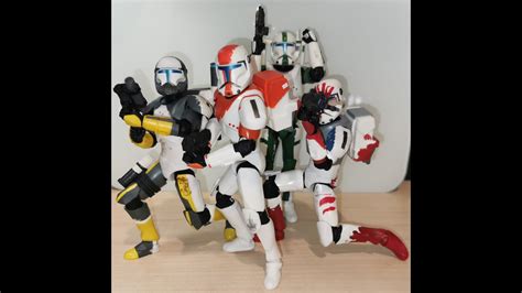 Star Wars Republic Commandos Comparativo De Figuras Y