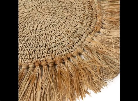 Bazar Bizar De Gehaakte Raffia Placemat Naturel Bazar Bizar