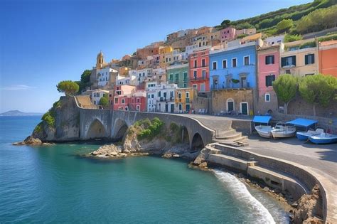 Premium Photo Procida Beautiful Island In The Mediterranean Sea Naples Hdr