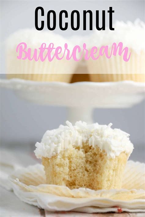 Coconut Buttercream Frosting Recipe Easy Fluffy Coconut Frosting Made With Pow Frosting