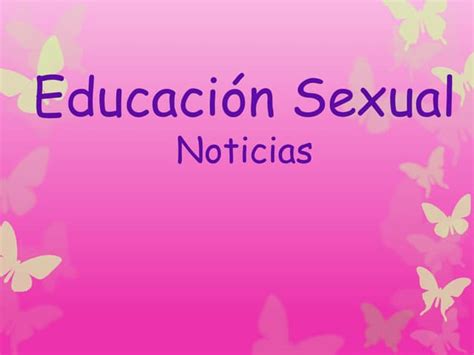 Educación Sexual Ppt