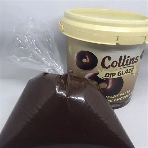 Jual Collins Dip Glaze Cokelat Pasta Gr Saus Manis Rasa Dark