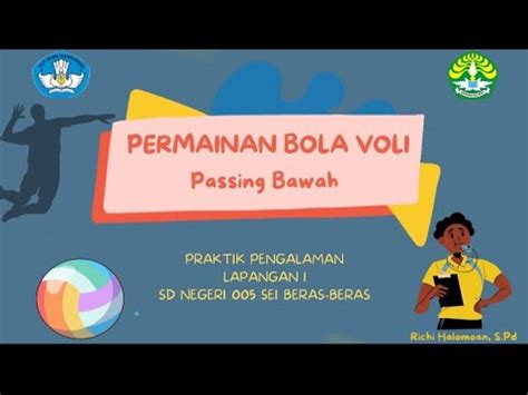 Video PPL Aksi 1 Bola Voli Passing Bawah Kls 6 PPG Daljab Kategori 2