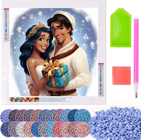 Aladdin And Jasmine Christmas 3 5d Diamonds