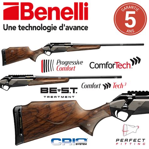 Carabine A Verrou Benelli Lupo Bois Filet E Carabines De Chasse