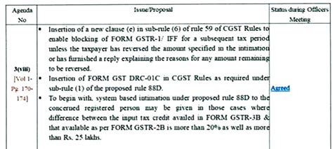 Gst Drc C Form For Itc Difference In Gstr B And B