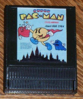 SUPER PACMAN Cartridge 800 XL XE Atari New 1984 Rev EBay