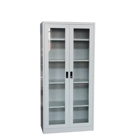 Gdlt File Cabinet Factory Price Metal Storage Glass Door Wardrobe