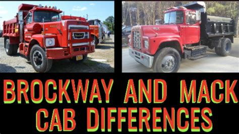 Time To Finally Settle The Debate The Difference Between A Brockway 700 Cab And A Mack R Model