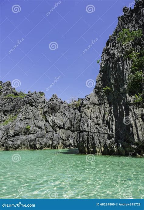 El Nido Lagoon stock photo. Image of landscape, tourism - 68224800