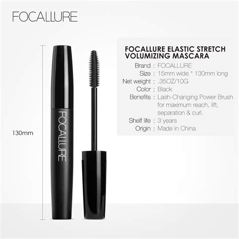 Jual As Bpom Focallure Extra Stretch Volumizing Mascara 2in1 Waterproof