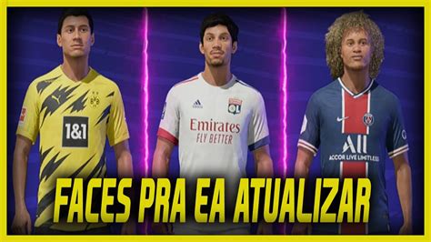 20 FACES NOVAS PRA EA COLOCAR NO FIFA LISTA DICAS DE FACES PARA