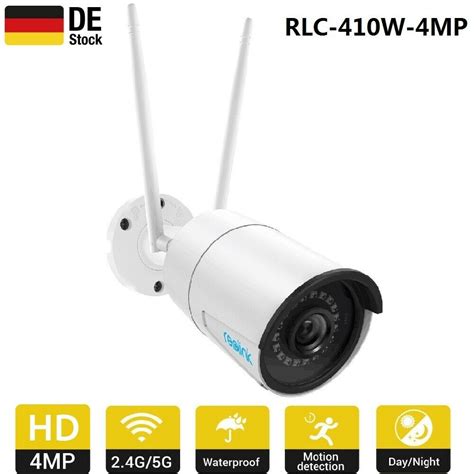 Reolink Wlan IP Kamera HD 4MP Überwachungskamera 2 4 5G Outdoor Bullet