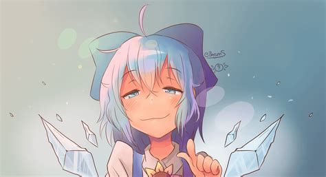 Fumo Cirno Face - Okiru Wallpaper