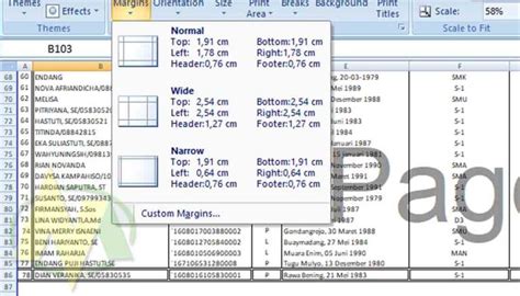 Tutorial Cara Print Excel Agar Tidak Terpotong Dan Rapi Deempatbelas