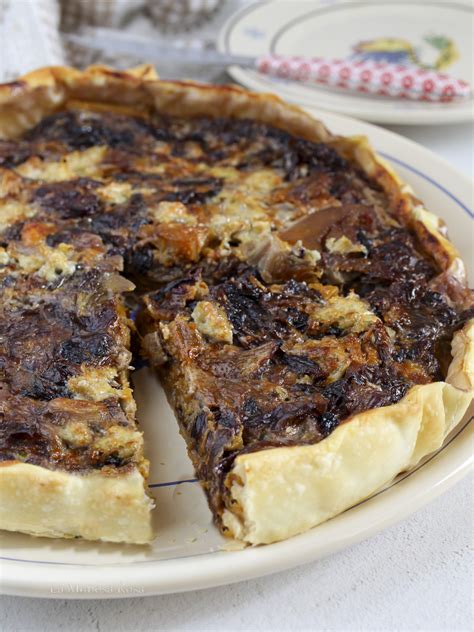 Torta Salata Con Radicchio Zucca E Gorgonzola La Mimosa Rosa