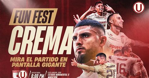 Universitario Lanzó ‘fun Fest Crema’ Para Duelo Ante Santa Fe Por Copa Sudamericana 2023 Infobae