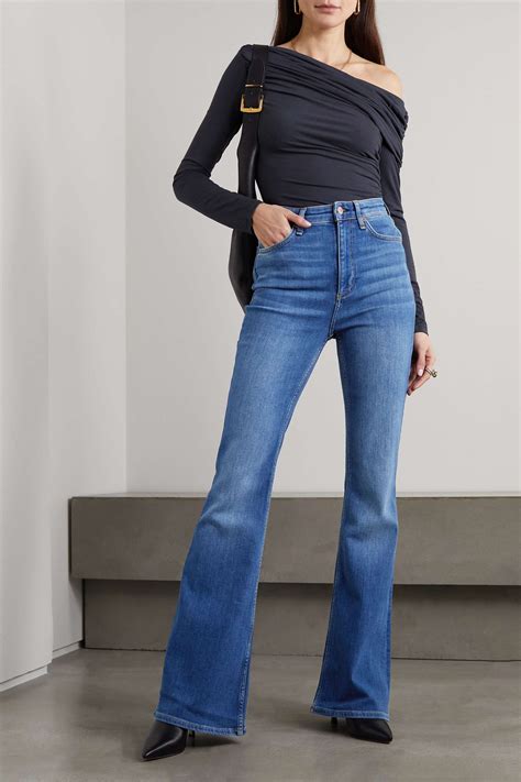 Rag Bone Casey High Rise Flared Jeans Net A Porter Us