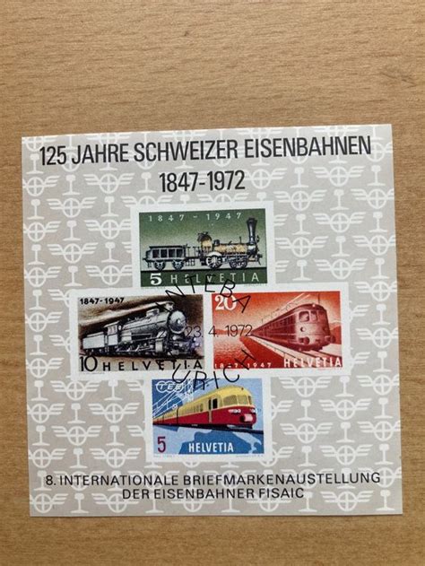 Vignette Jahre Schweizer Eisenbahnen Kaufen Auf Ricardo